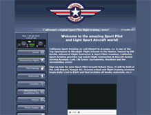 Tablet Screenshot of californiasportaviation.com